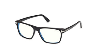 Tom Ford FT6170-B BLUE BLOCK unisex Black Geometric Eyeglasses
