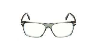 Tom Ford FT6170-B BLUE BLOCK unisex Green Geometric Eyeglasses