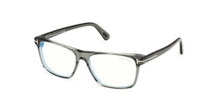 Tom Ford FT6170-B BLUE BLOCK unisex Green Geometric Eyeglasses