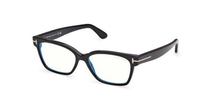 Tom Ford FT6171-B BLUE BLOCK women Black Rectangle Eyeglasses