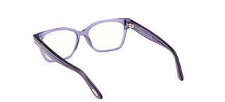 Tom Ford FT6171-B BLUE BLOCK women Violet Rectangle Eyeglasses