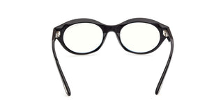 Tom Ford FT6172-B BLUE BLOCK women Black Oval Eyeglasses