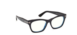 Tom Ford FT6173-B BLUE BLOCK unisex Black Squared Eyeglasses