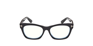 Tom Ford FT6173-B BLUE BLOCK unisex Black Squared Eyeglasses
