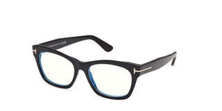 Tom Ford FT6173-B BLUE BLOCK unisex Black Squared Eyeglasses