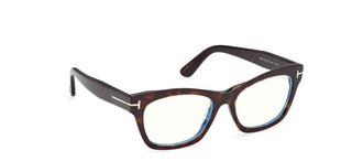 Tom Ford FT6173-B BLUE BLOCK unisex Havana Squared Eyeglasses
