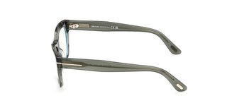 Tom Ford FT6173-B BLUE BLOCK unisex Green Squared Eyeglasses