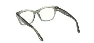 Tom Ford FT6173-B BLUE BLOCK unisex Green Squared Eyeglasses