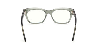 Tom Ford FT6173-B BLUE BLOCK unisex Green Squared Eyeglasses