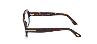 Tom Ford FT6174-B BLUE BLOCK women Havana Rectangle Eyeglasses
