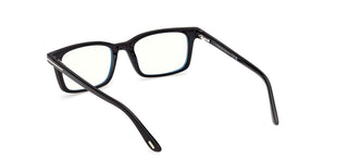 Tom Ford FT6175-B BLUE BLOCK men Black Rectangle Eyeglasses
