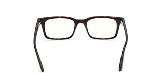 Tom Ford FT6175-B BLUE BLOCK men Havana Rectangle Eyeglasses