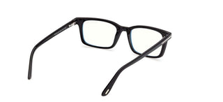Tom Ford FT6175-B BLUE BLOCK men Havana Rectangle Eyeglasses