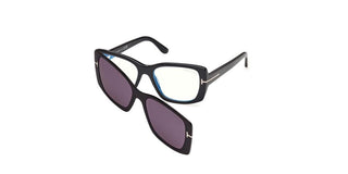 Tom Ford FT6176-B BLUE BLOCK women Black Cat Eye Eyeglasses