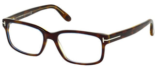 Tom Ford FT 5313 men Havana Geometric Eyeglasses