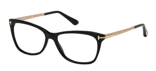 Tom Ford FT 5353 women Black Geometric Eyeglasses