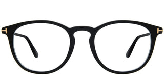 Tom Ford FT 5401 unisex Black Geometric Eyeglasses