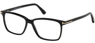 Tom Ford FT 5478-B BLUE BLOCK men Black Geometric Eyeglasses