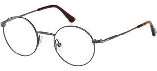 Tom Ford FT 5503 unisex Ruthenium Round Eyeglasses