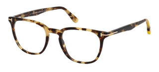 Tom Ford FT 5506 unisex Havana Geometric Eyeglasses
