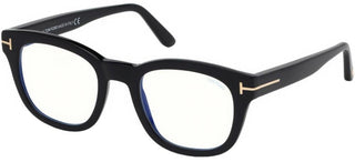 Tom Ford FT 5542-B BLUE BLOCK men Black Squared Eyeglasses