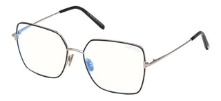 Tom Ford FT 5739-B BLUE BLOCK women Black Geometric Eyeglasses