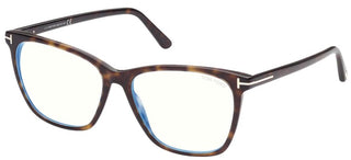 Tom Ford FT 5762-B BLUE BLOCK women Havana Butterfly Eyeglasses