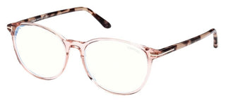 Tom Ford FT 5810-B BLUE BLOCK women Pink Geometric Eyeglasses