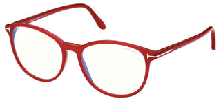 Tom Ford FT 5810-B BLUE BLOCK women Pink Geometric Eyeglasses
