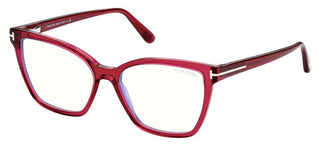 Tom Ford FT 5812-B BLUE BLOCK women Pink Butterfly Eyeglasses
