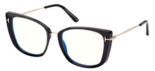 Tom Ford FT 5816-B BLUE FILTER unisex Black Visor Eyeglasses