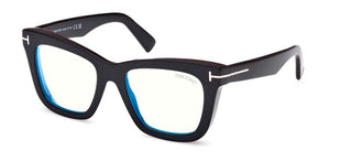 Tom Ford FT 5881-B BLUE BLOCK women Black Cat Eye Eyeglasses