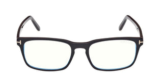 Tom Ford FT 5938-B BLUE BLOCK men Black Geometric Eyeglasses