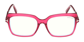 Tom Ford FT 5947-B BLUE BLOCK unisex Pink Geometric Eyeglasses