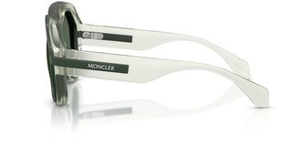 Moncler Fynder Me8012u Unisex Green Shield Sunglasses