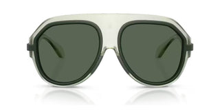 Moncler Fynder Me8012u Unisex Green Shield Sunglasses