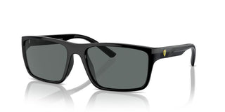 Scuderia Ferrari Fz 6003u Men Black Rectangle Sunglasses