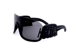 Gcds Gd0001 Unisex Black Shield Sunglasses