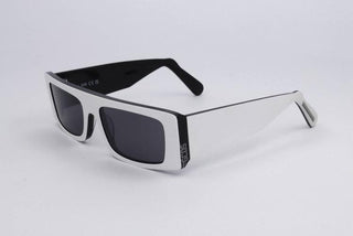 Gcds Gd0009 Unisex White Geometric Sunglasses