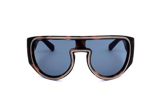Gcds Gd0014 Unisex Havana Shield Sunglasses