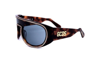 Gcds Gd0014 Unisex Havana Shield Sunglasses
