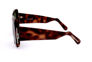 Gcds Gd0015 Women Havana Geometric Sunglasses