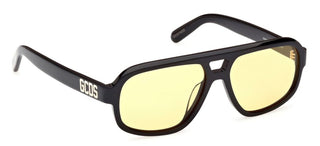 GCDS GD0046 unisex Black Pilot Sunglasses