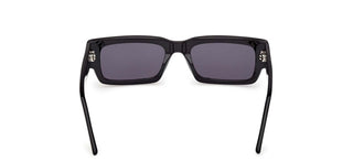 GCDS GD0068 unisex Black Rectangle Sunglasses