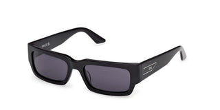 GCDS GD0068 unisex Black Rectangle Sunglasses