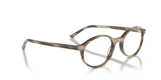 Ray-ban German Rx 5429 Unisex Brown Round Eyeglasses