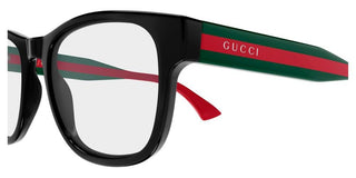 Gucci GG0004ONN men Black Squared Eyeglasses