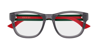 Gucci GG0004ONN men Grey Squared Eyeglasses
