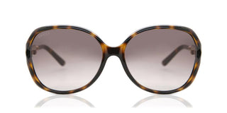 Gucci GG0076S women Havana Oversize Sunglasses