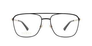 Gucci GG0833O men Black Pilot Eyeglasses